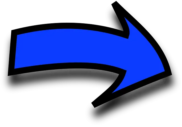 Blue Right Arrow