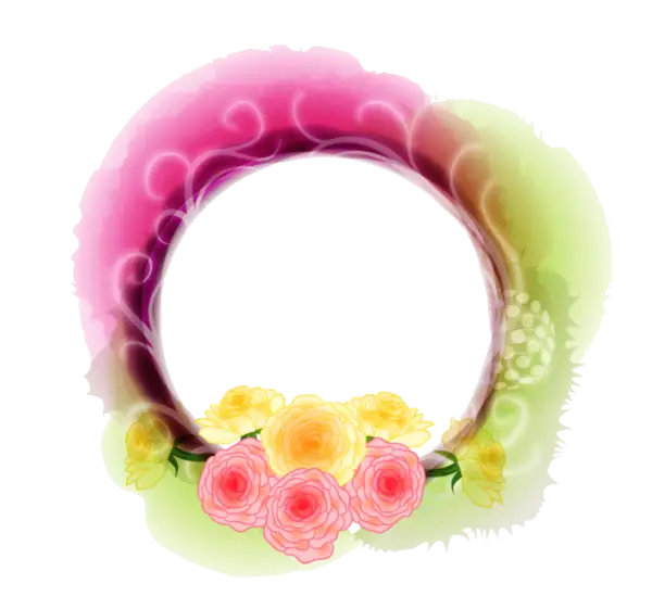 Colorful Floral Wreath