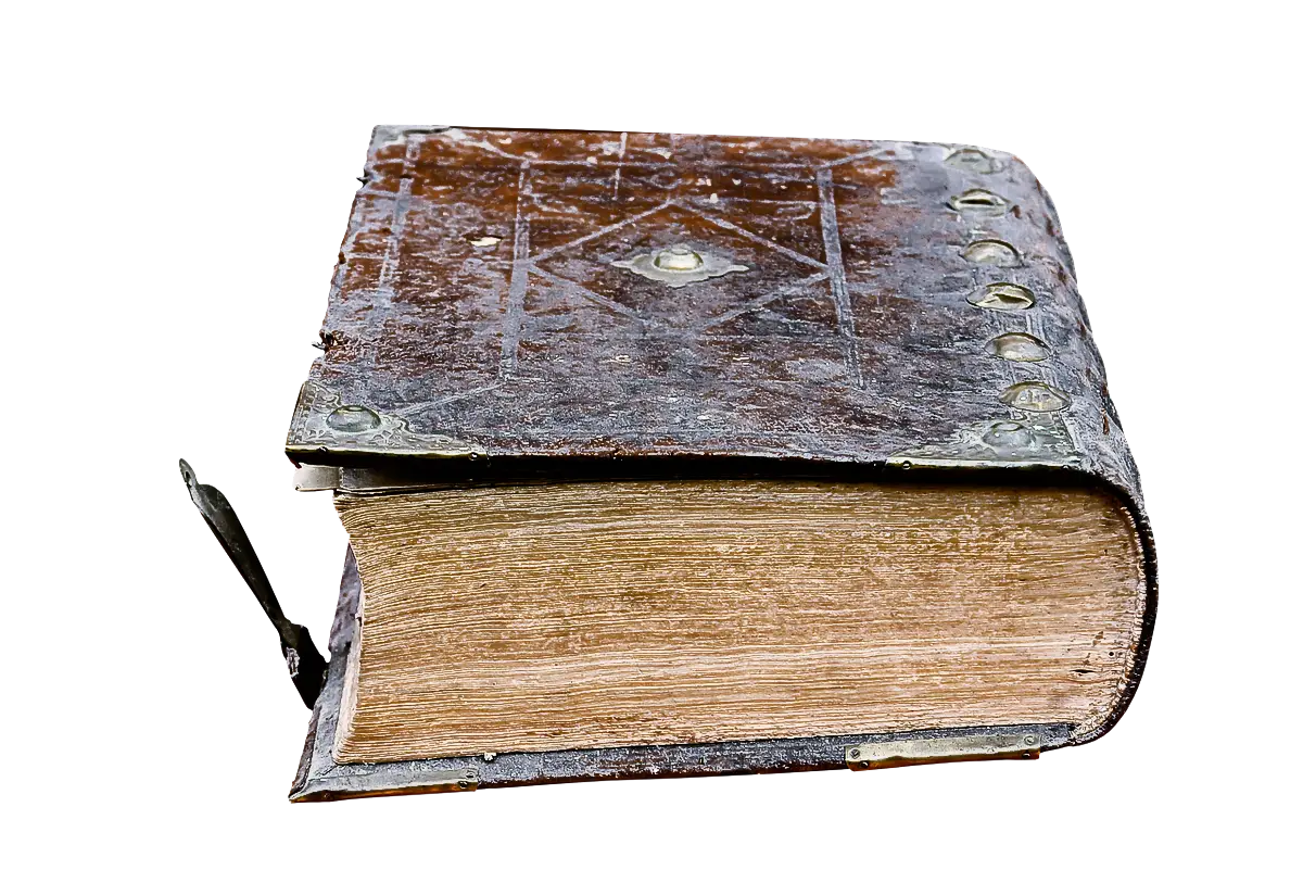 Old Leather-Bound Book