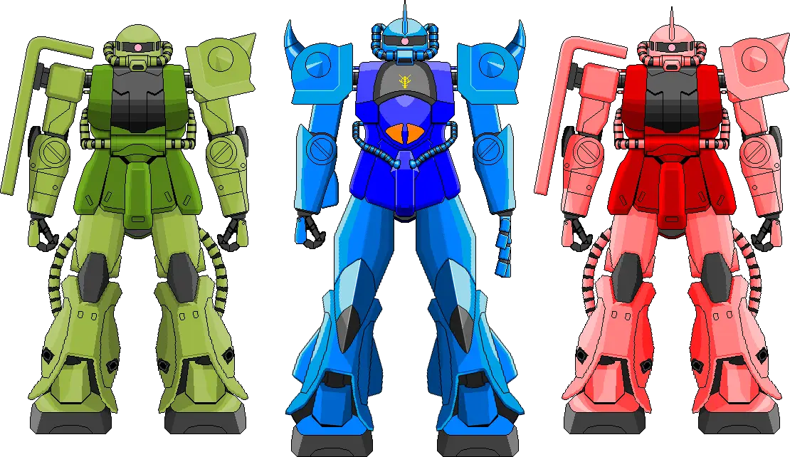 Colorful Robots Illustration