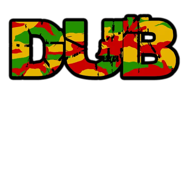 Colorful DUB Text