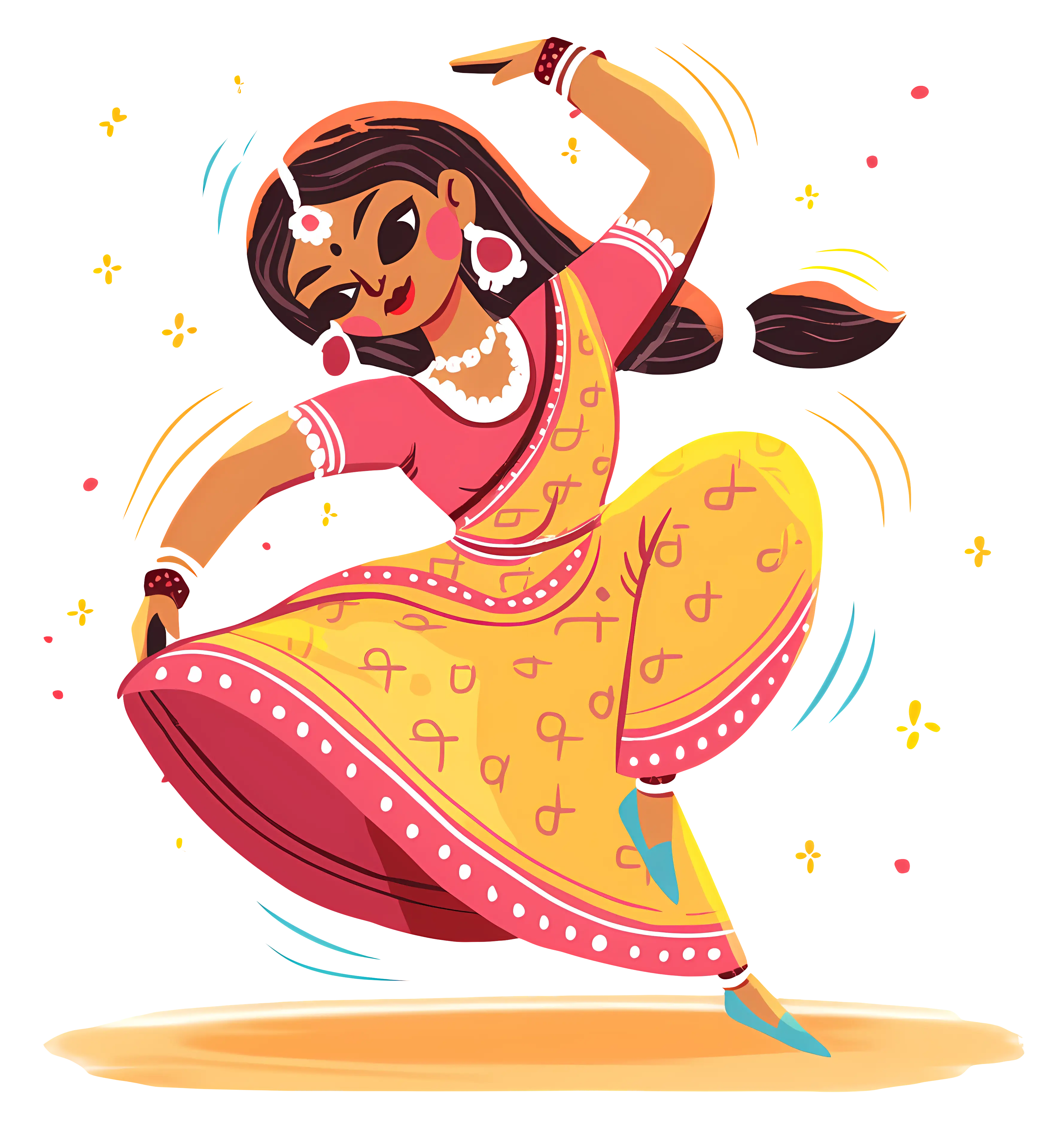 Traditional Dancing Woman