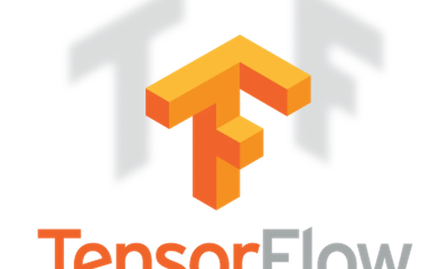 TensorFlow Logo in Orange and Gray Colors