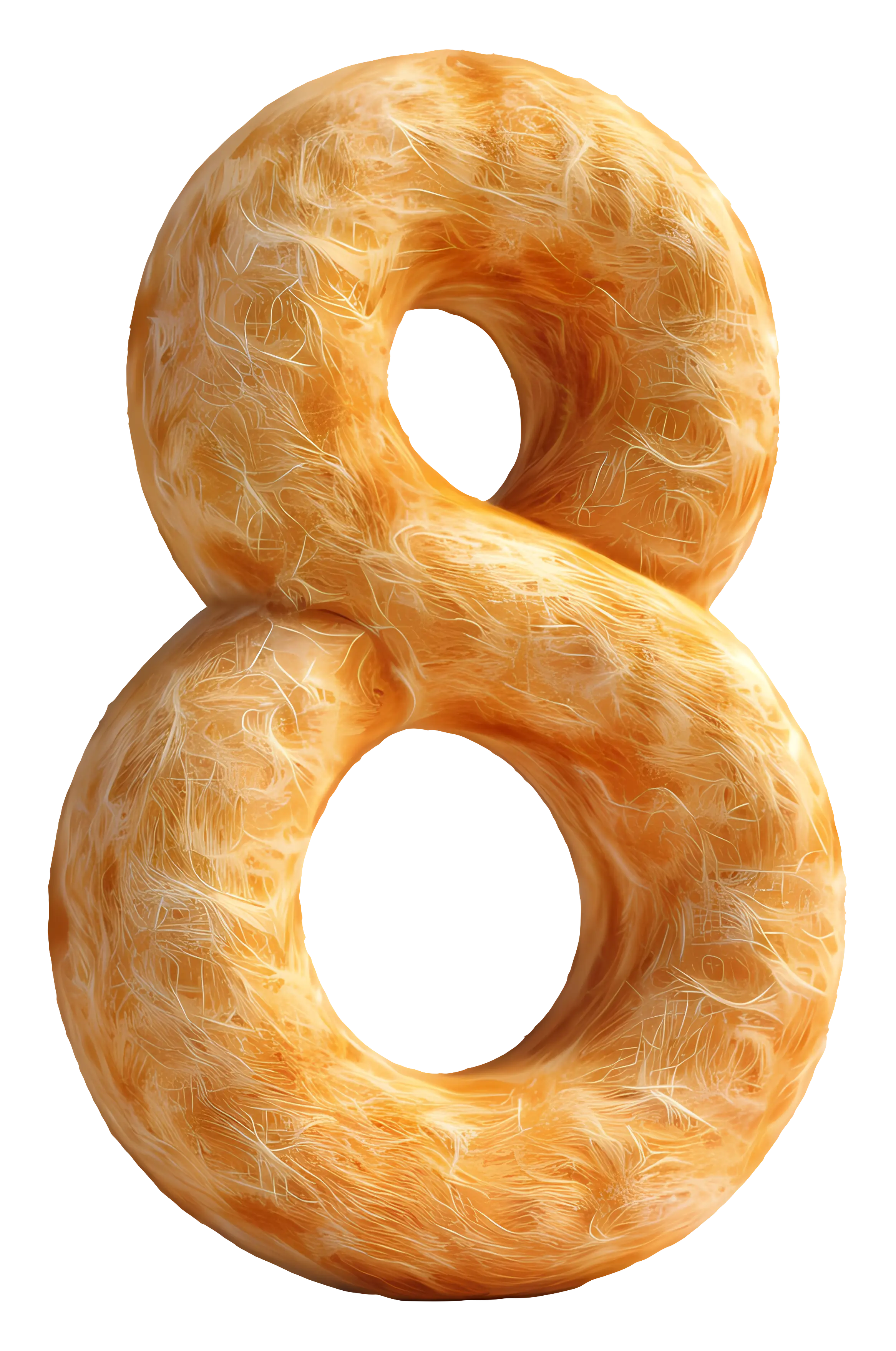 Furry Number Eight Illustration