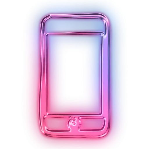 Neon Phone Frame