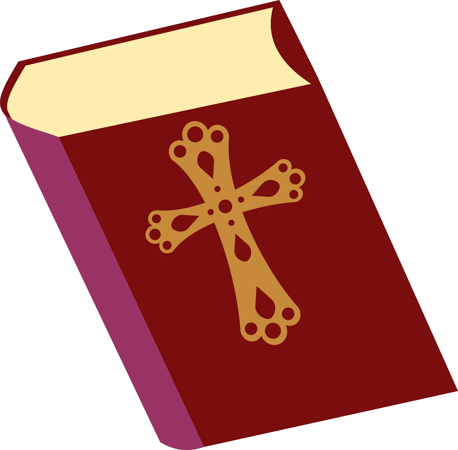 Red Book with Cross