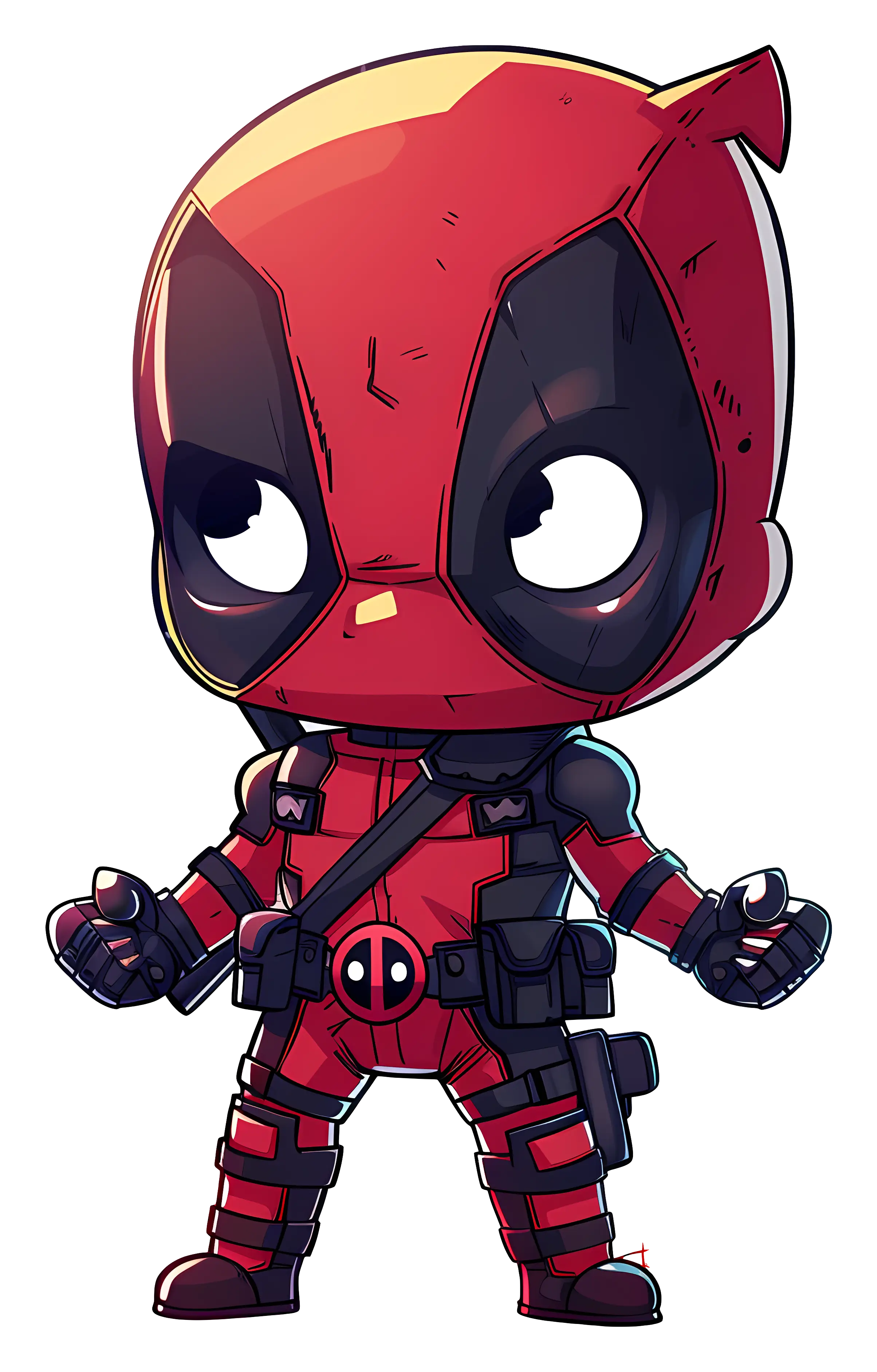 Chibi Superhero Character