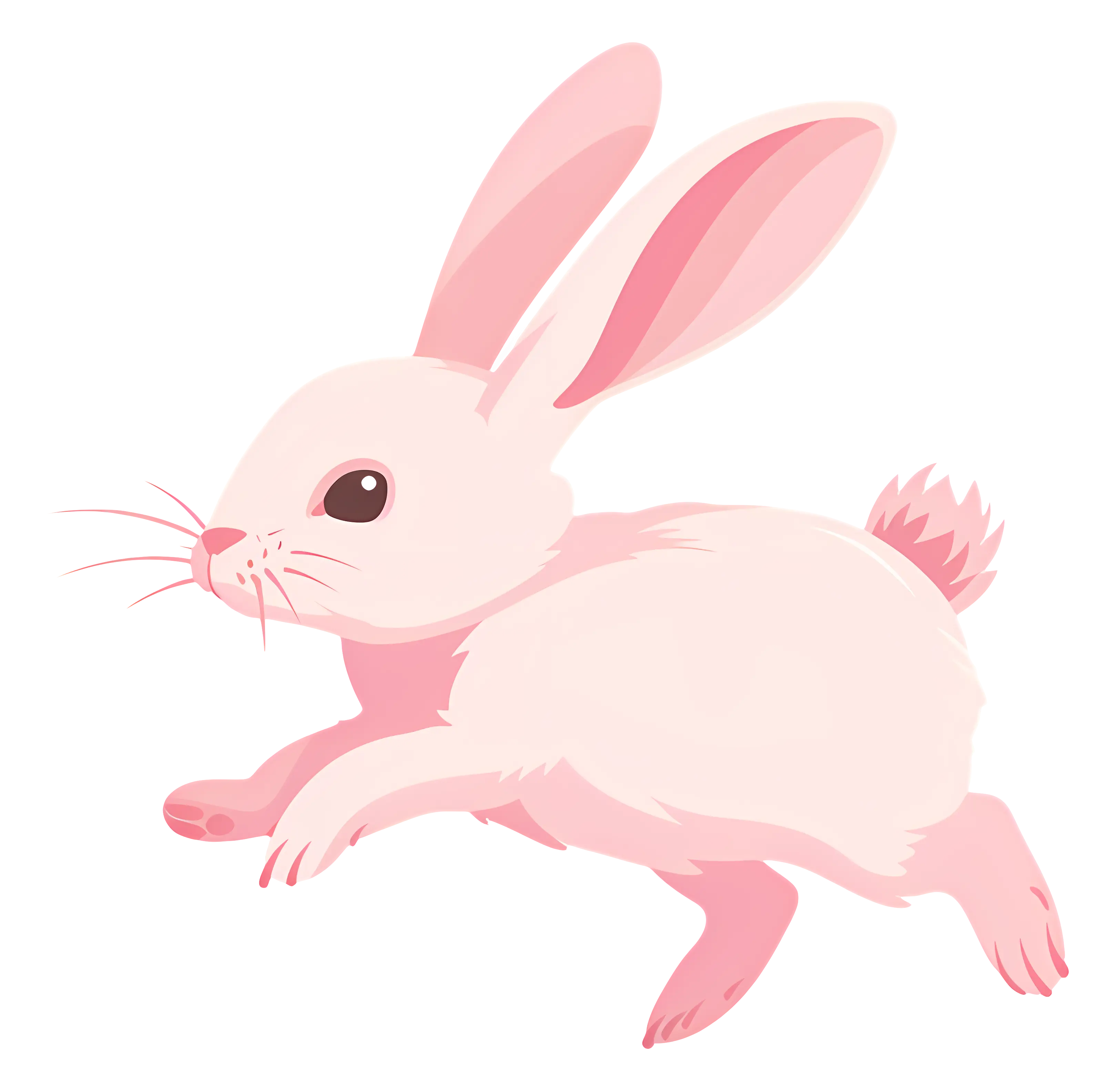 Running Rabbit Illustration
