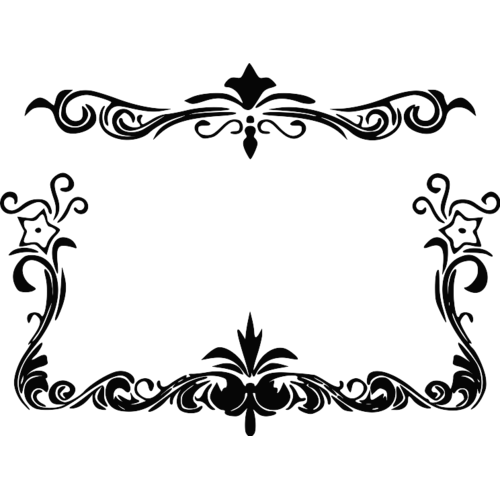 Floral Decorative Frame Design