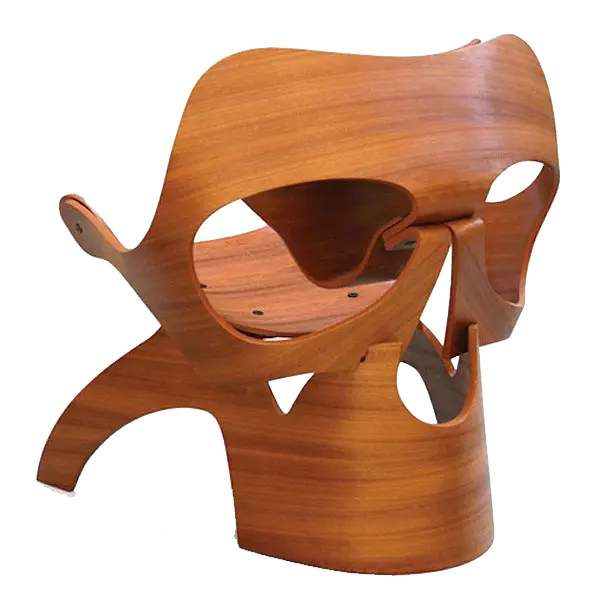 Wooden Skull Chair