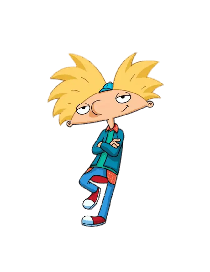 Cartoon Character of Boy in Bright Colors