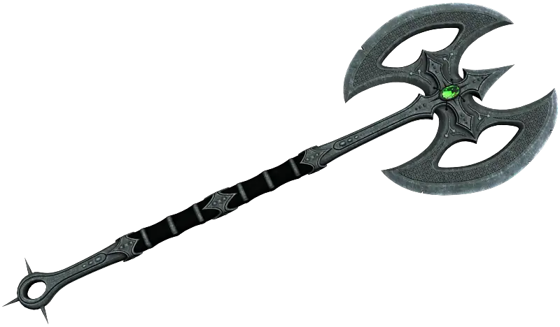 Dark Double-Headed Axe Design