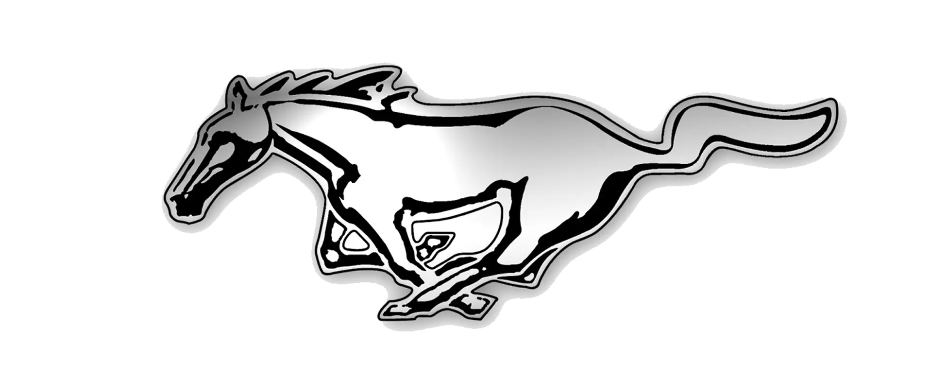 Silver Running Horse Logo Design