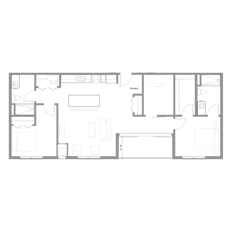 Detailed House Floor Plan Design