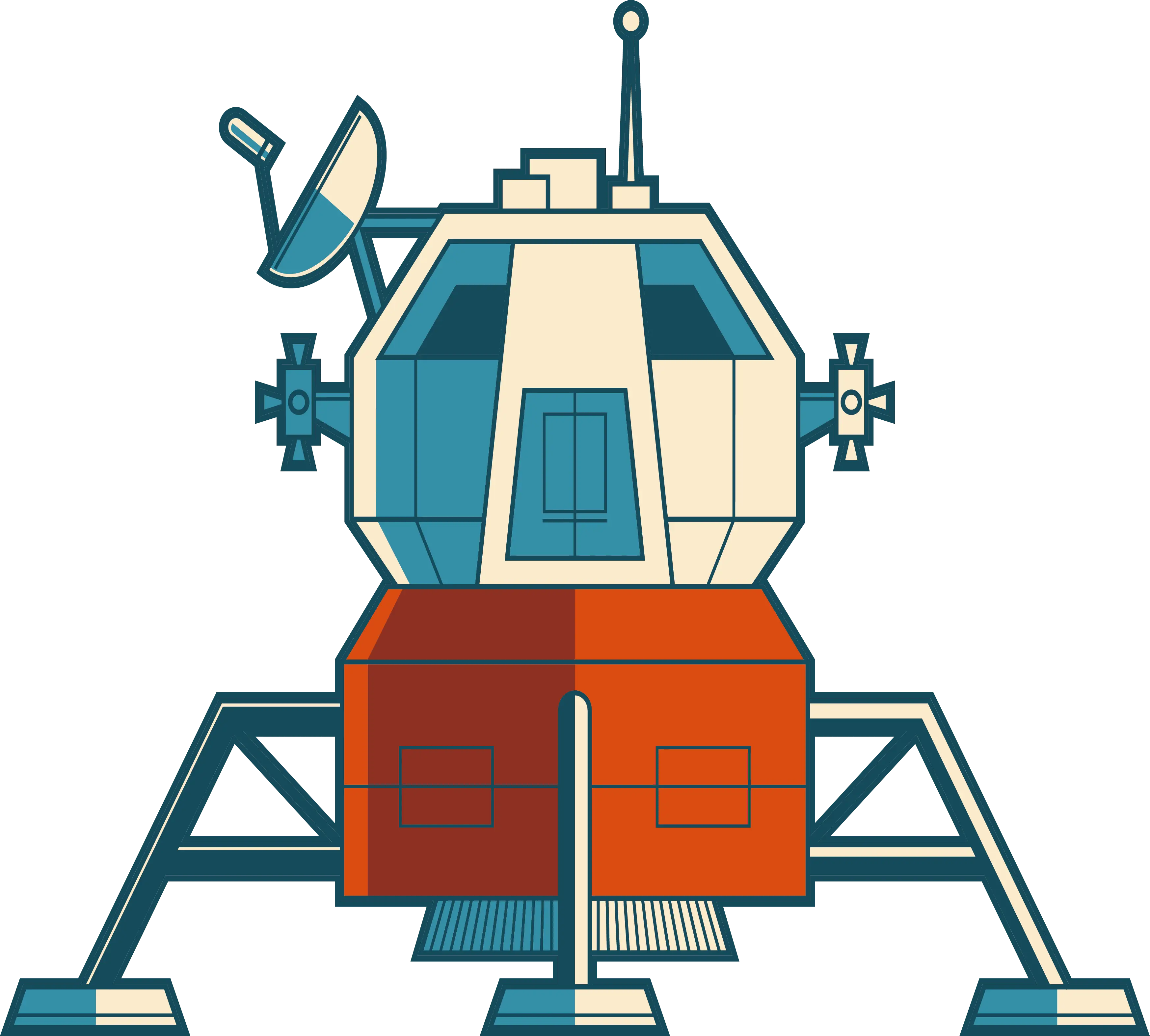 Lunar Module Illustration