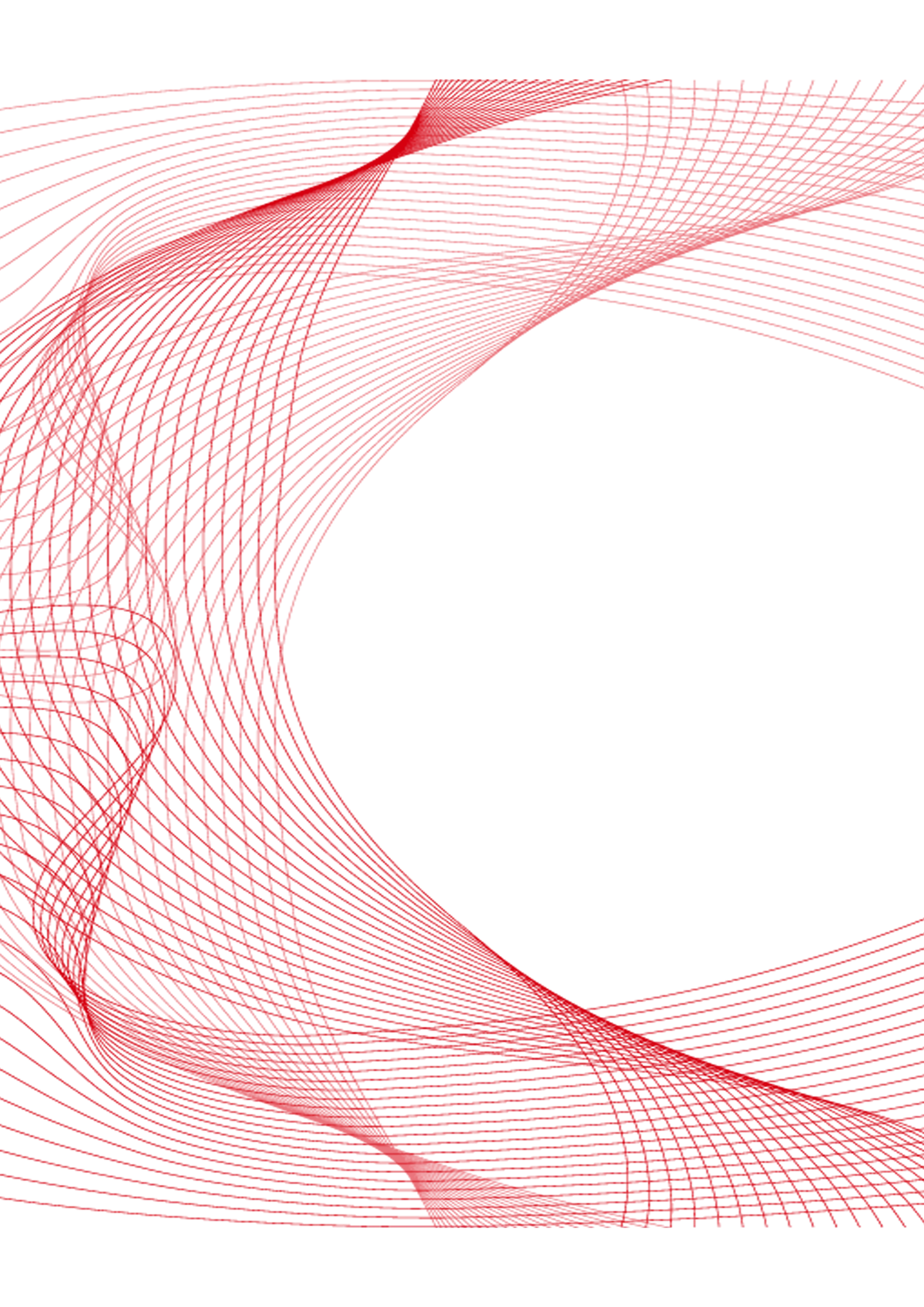Abstract Red Wave Pattern