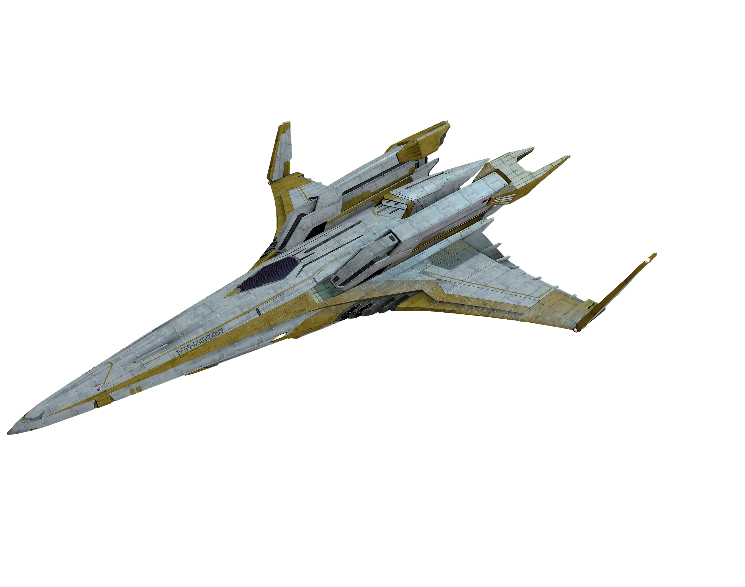 Futuristic Spaceship Illustration