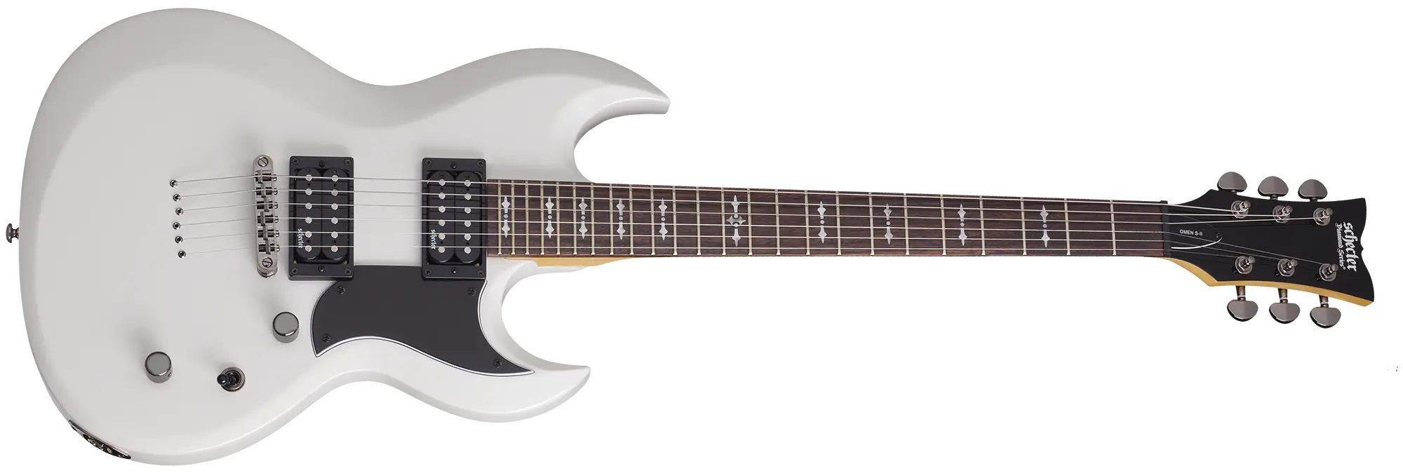 White Electric Guitar for Rock Performance