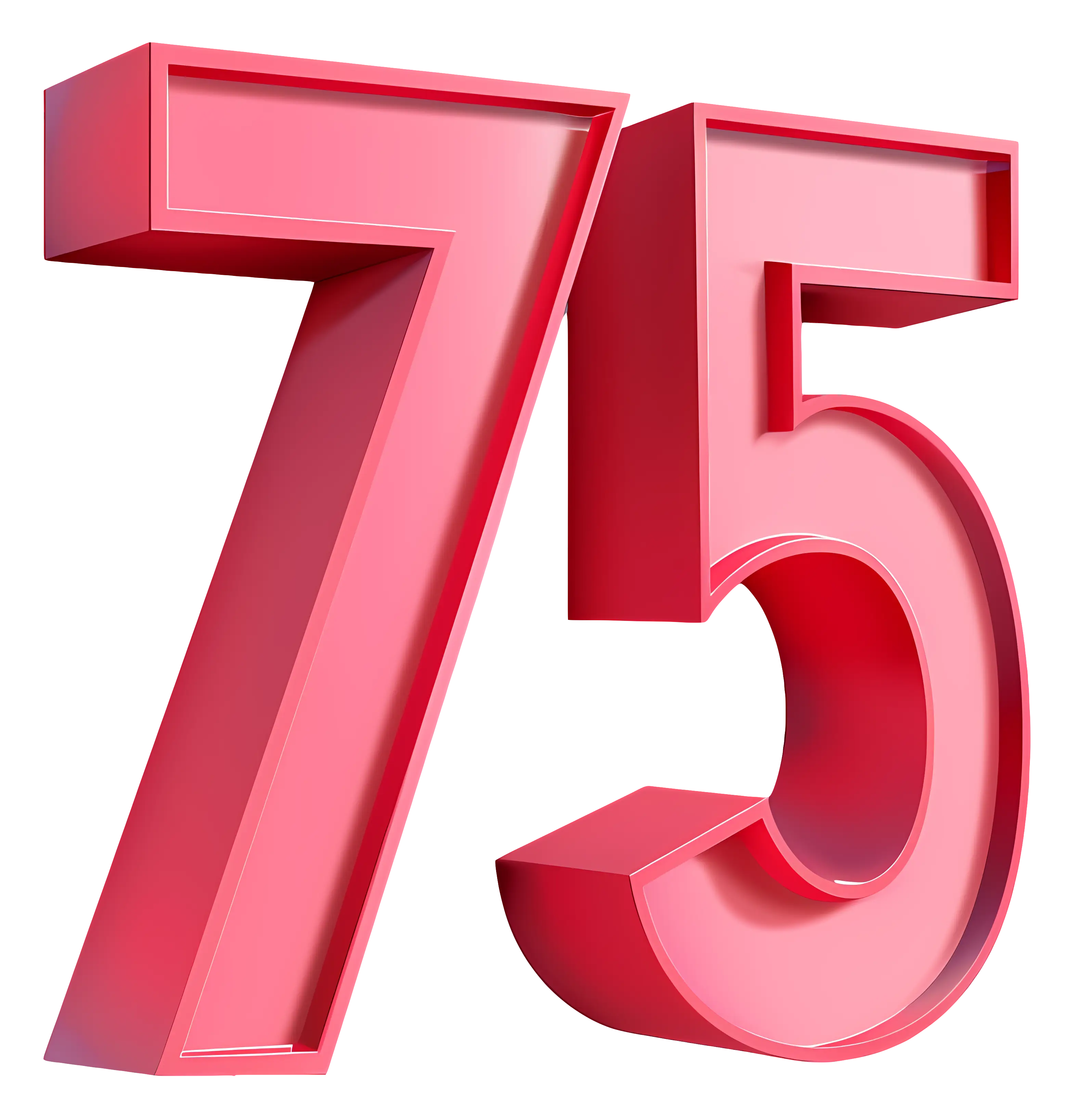 Red Number 75