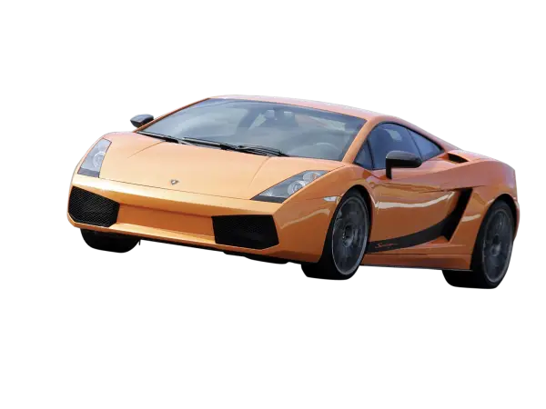 Orange Sports Car Highlight