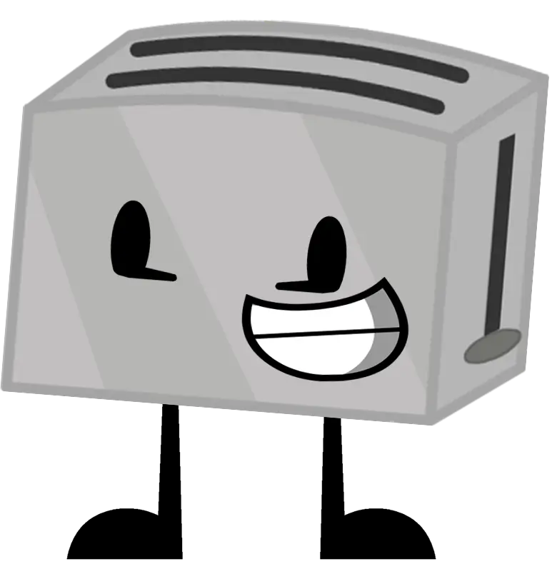 Smiling Cartoon Toaster