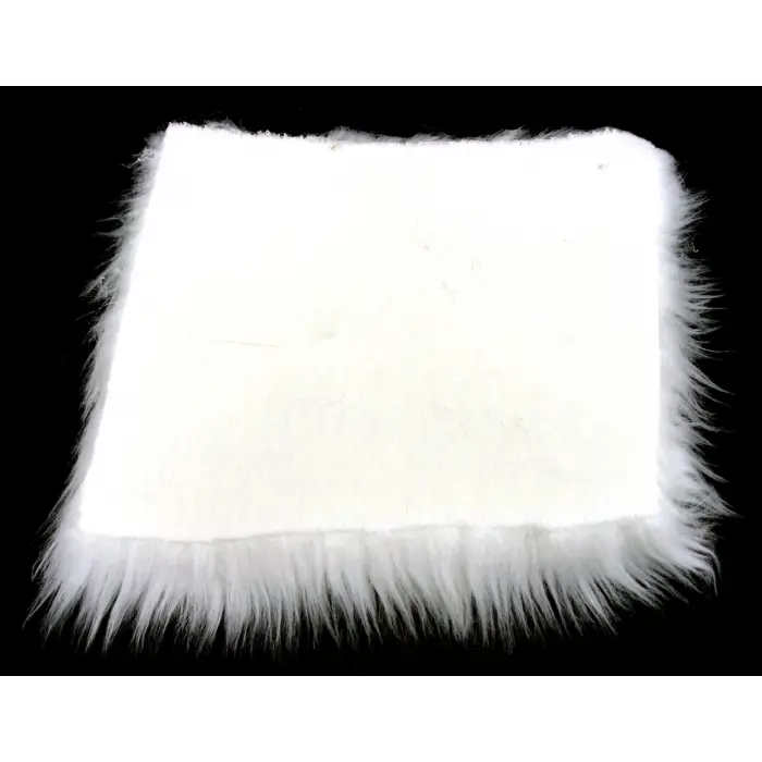 Soft White Fur Material