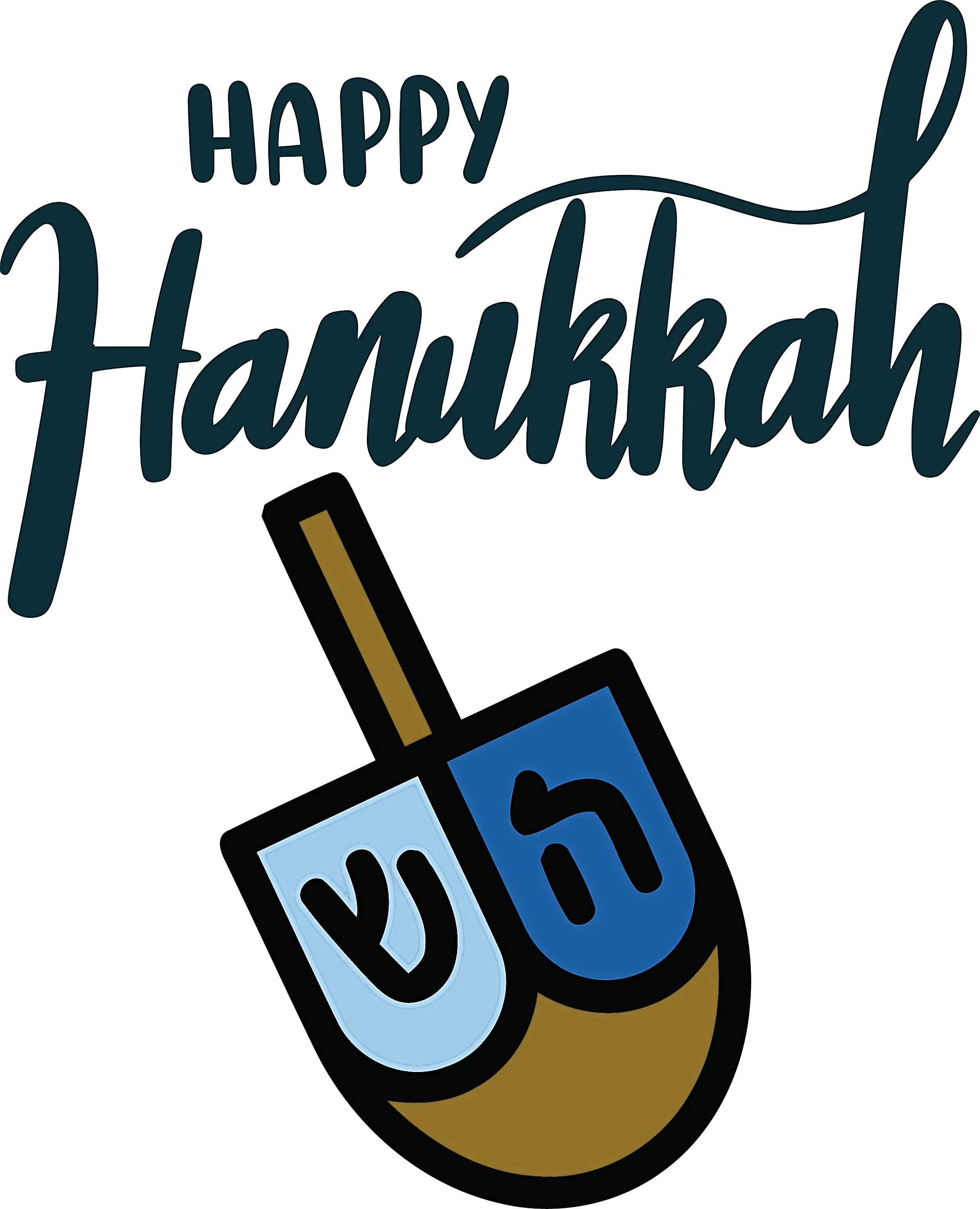 Happy Hanukkah Dreidel