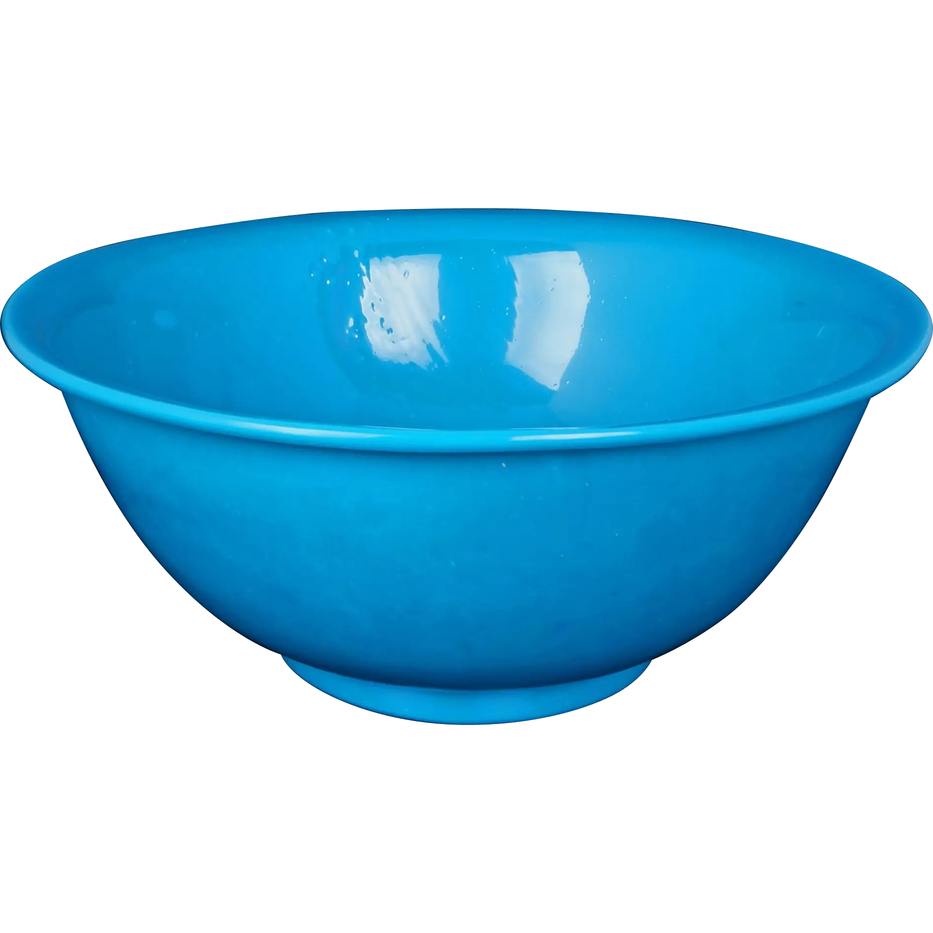 Blue Plastic Bowl for Kitchen Use