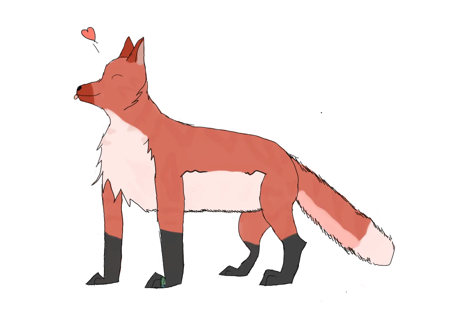 Cute Fox Illustration with Lovable Details