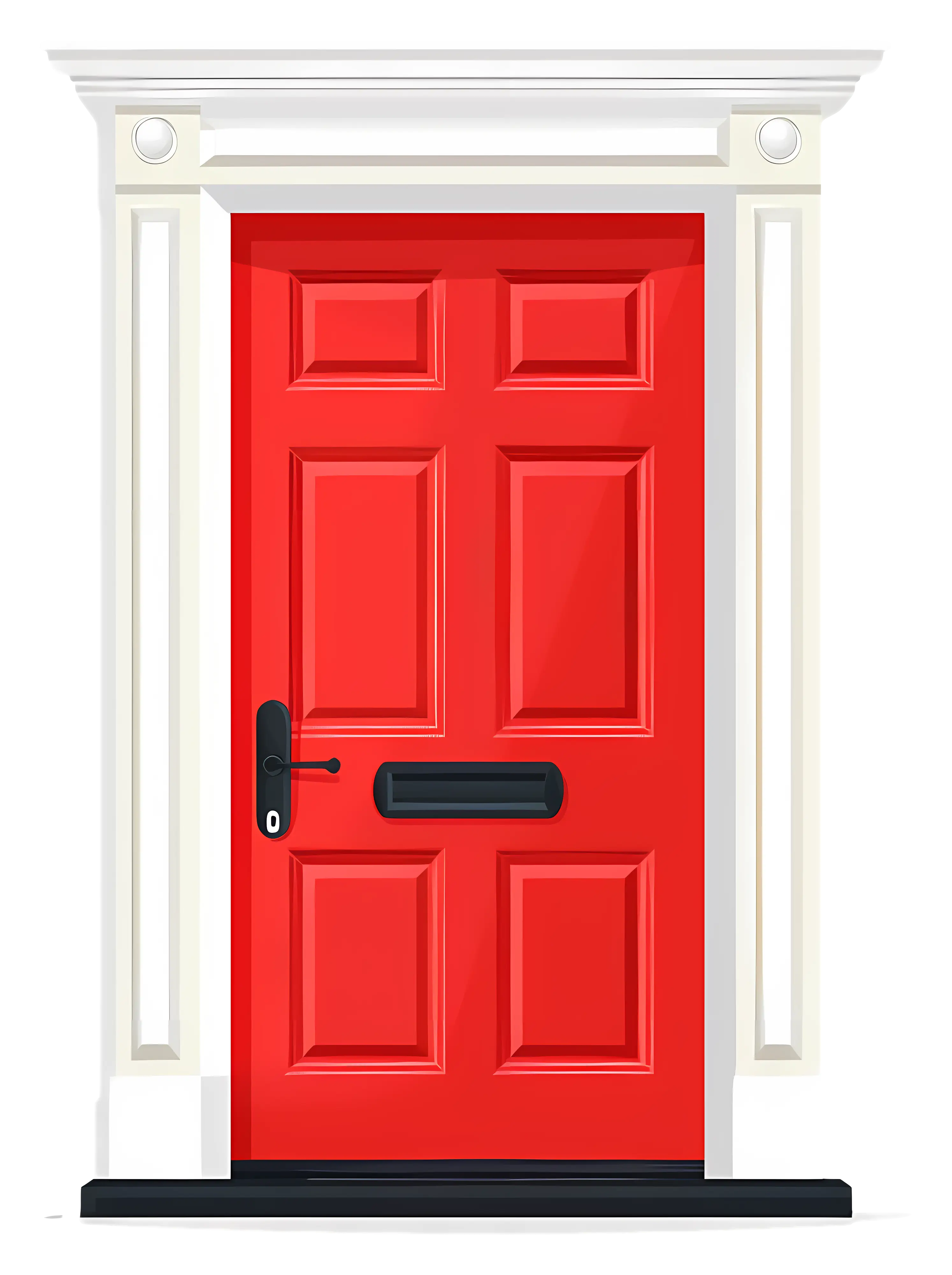 Red Door Illustration