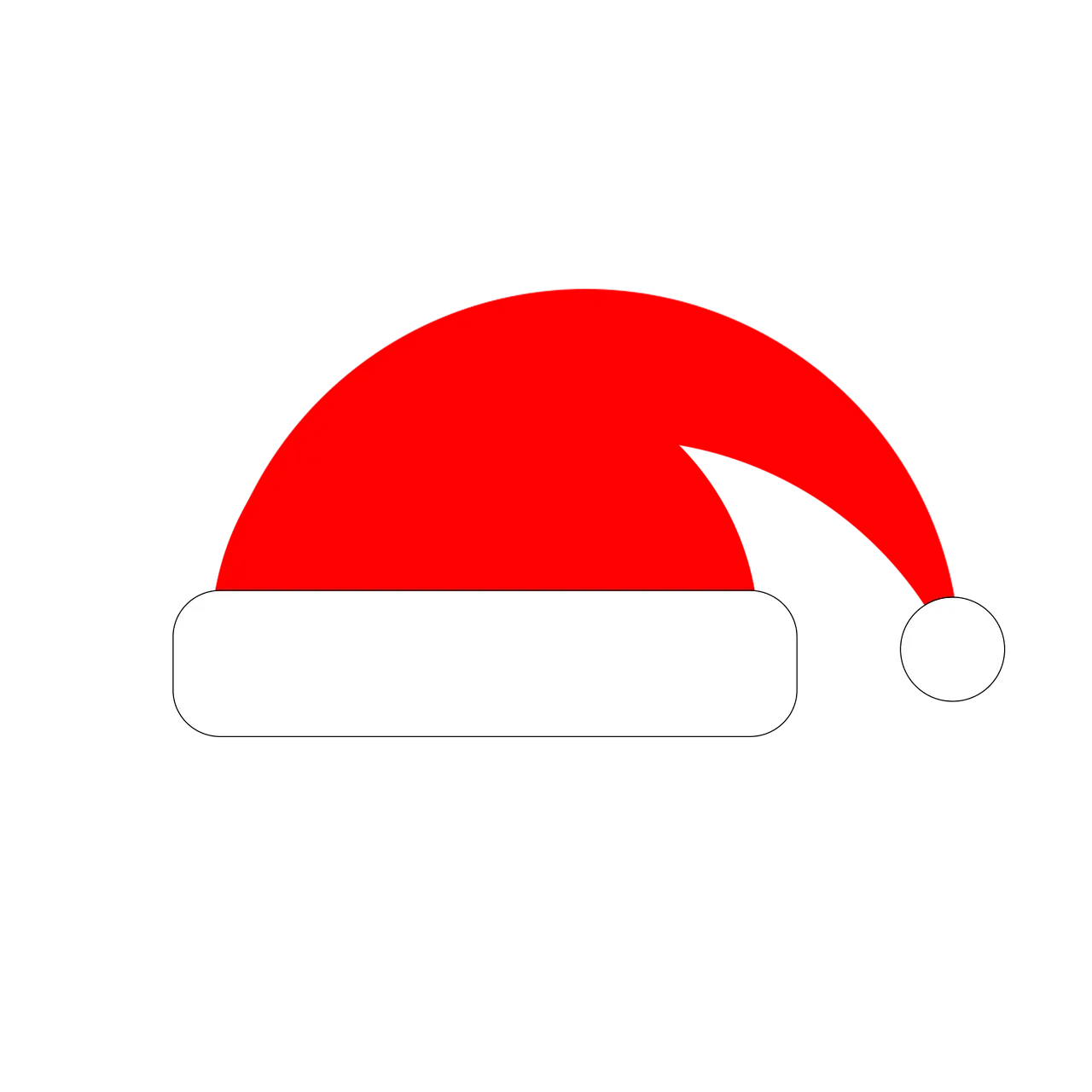 Santa Claus Hat for Christmas Celebration