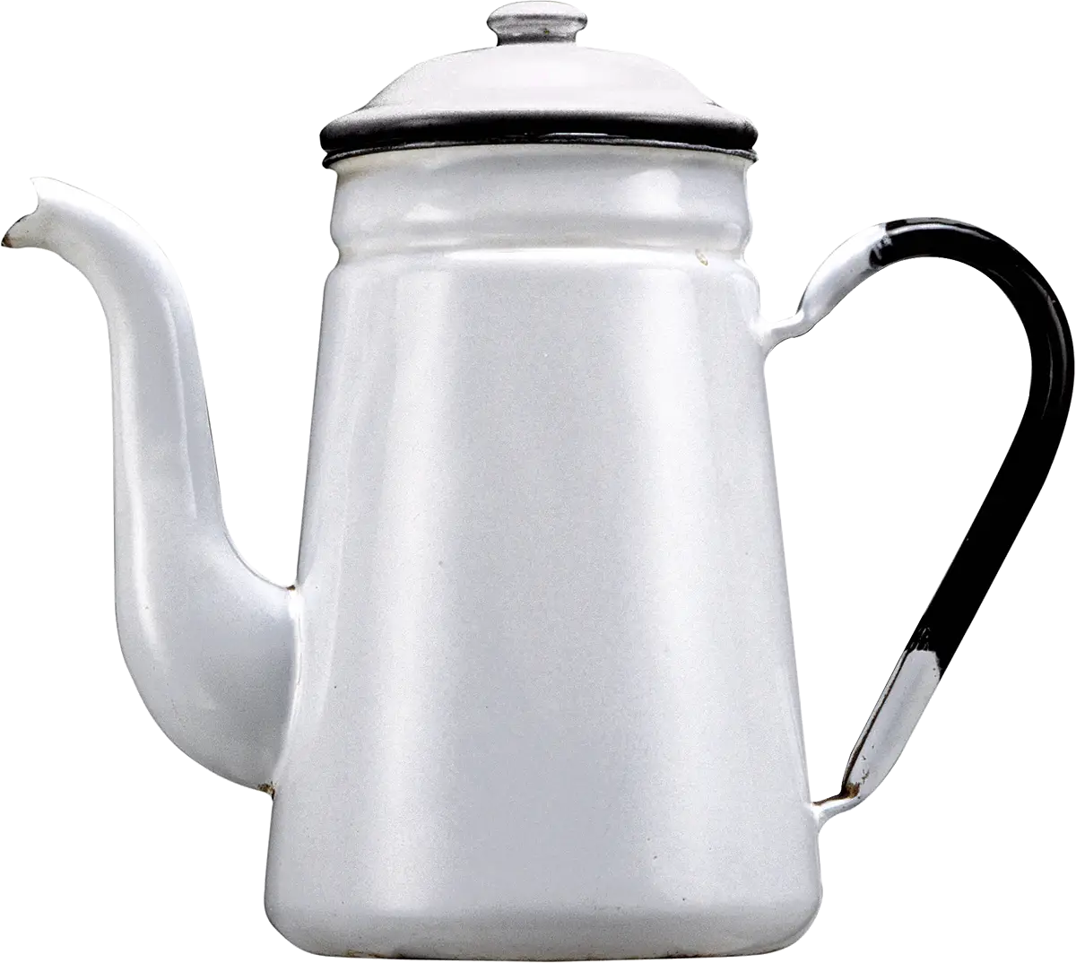 White Enamel Kitchen Kettle
