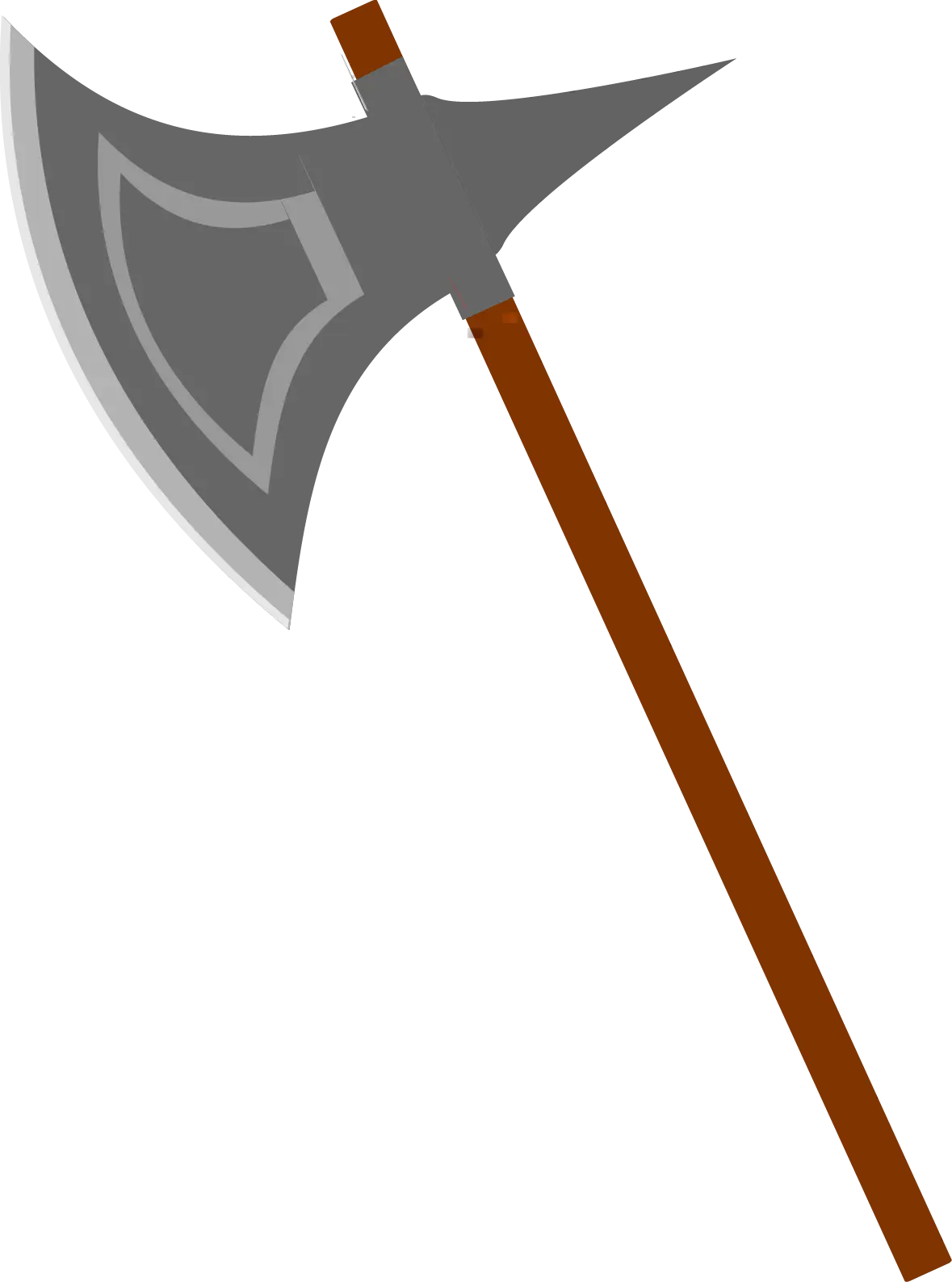 Medieval Battle Axe Illustration