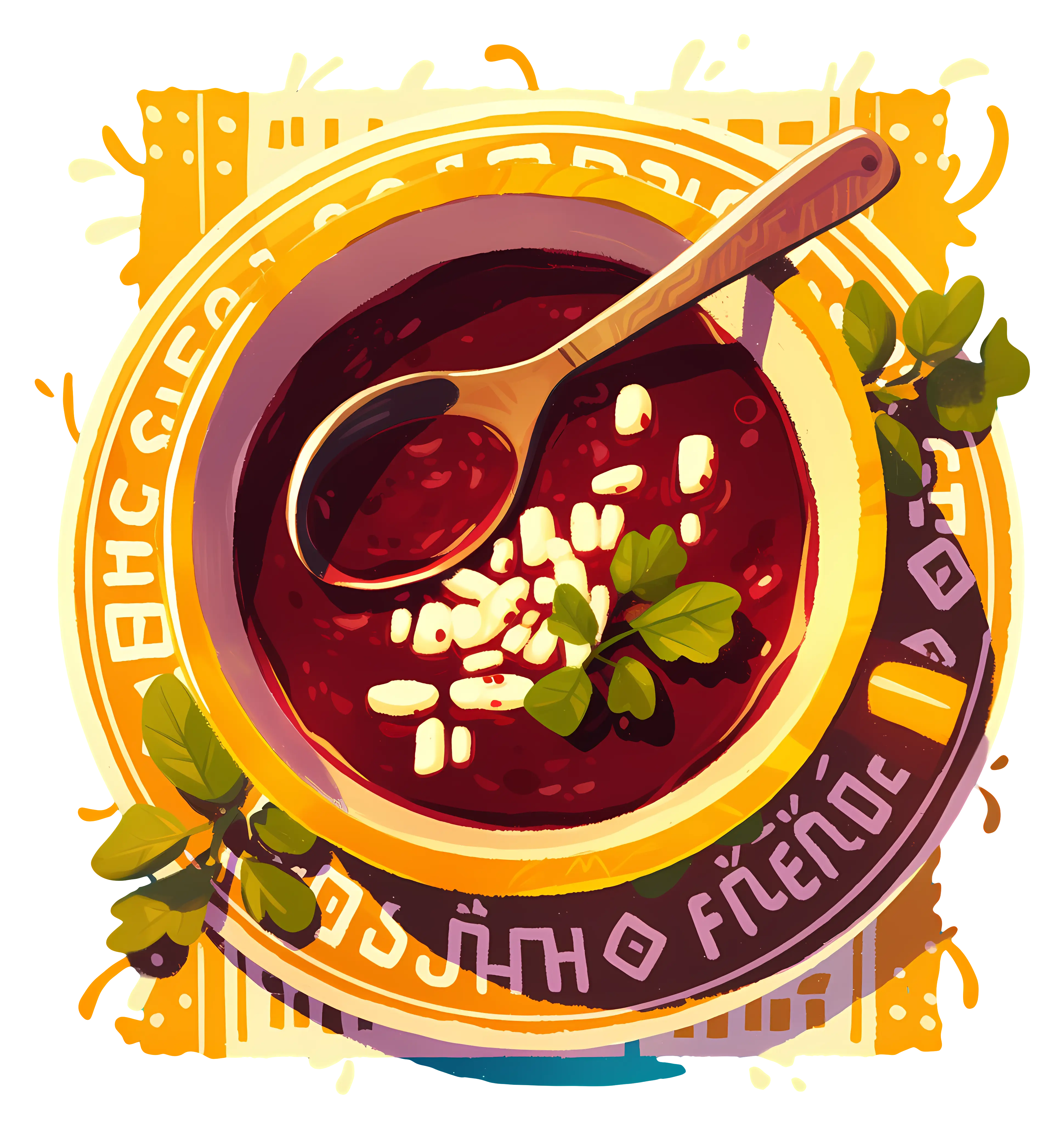 Soup Bowl with Garnish
