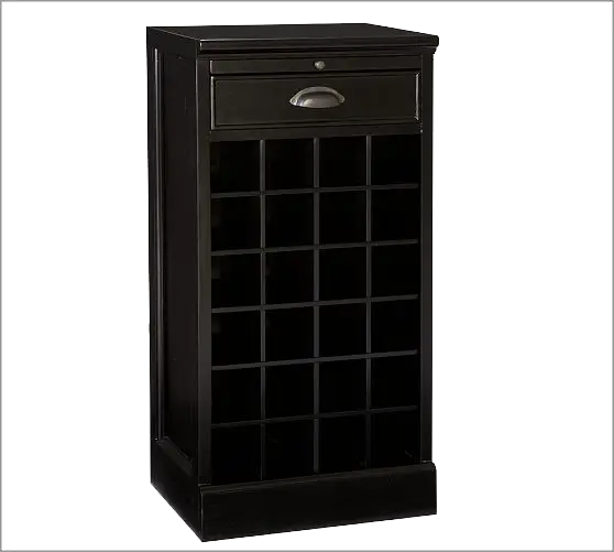 Black Wine Storage Rack