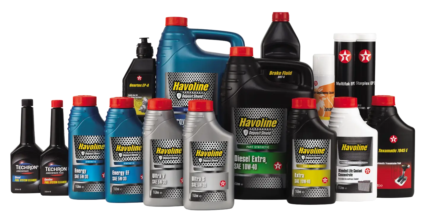 Various Motor Oil Bottles