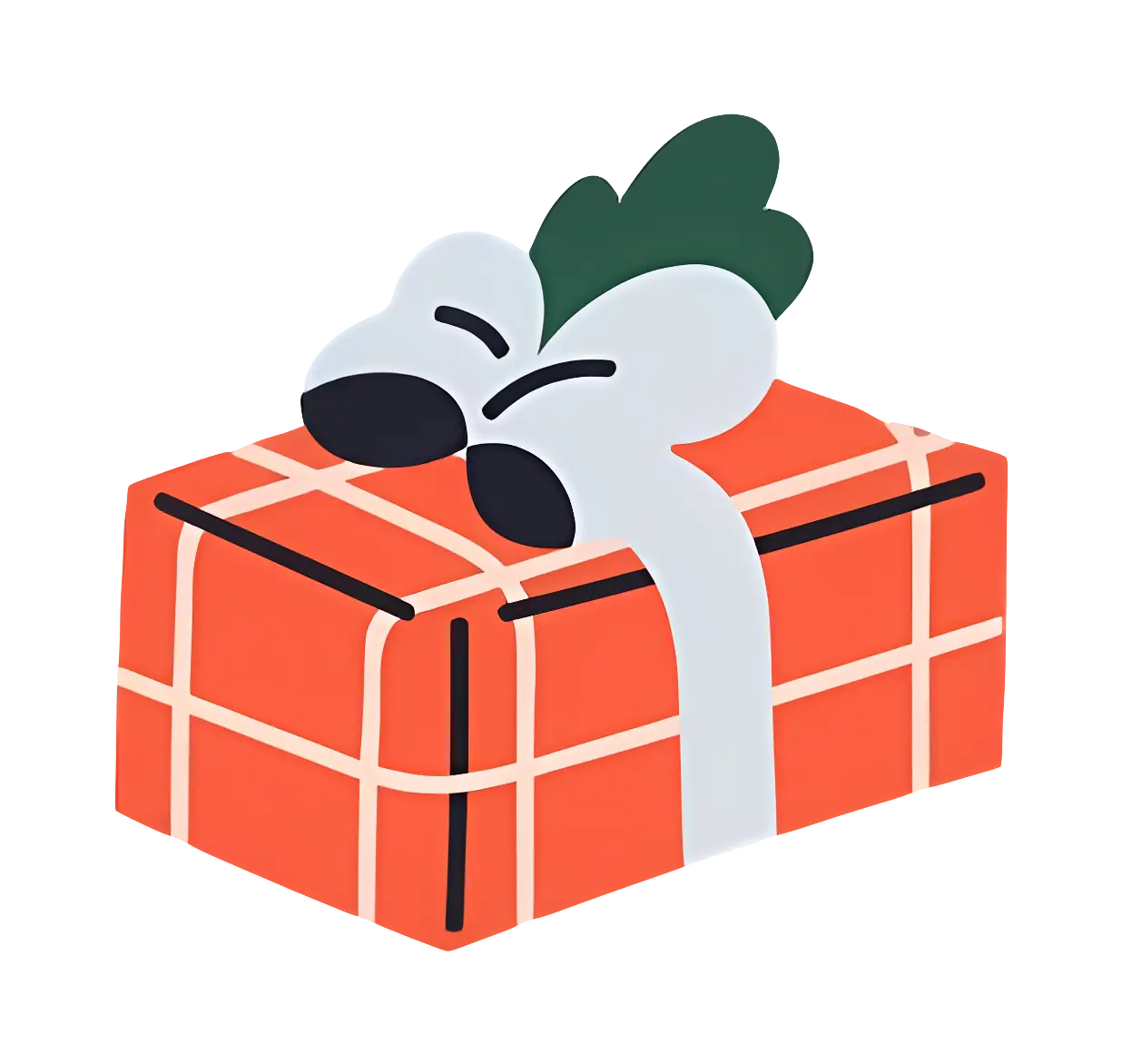 Red Gift Box with Ribbon