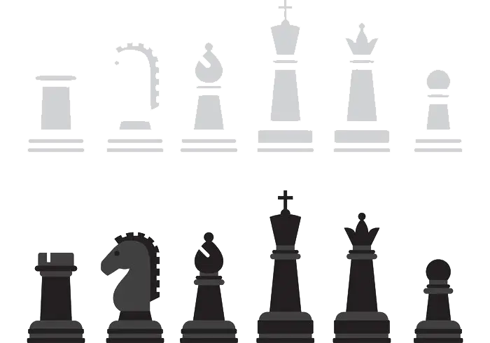 Black Chess Pieces