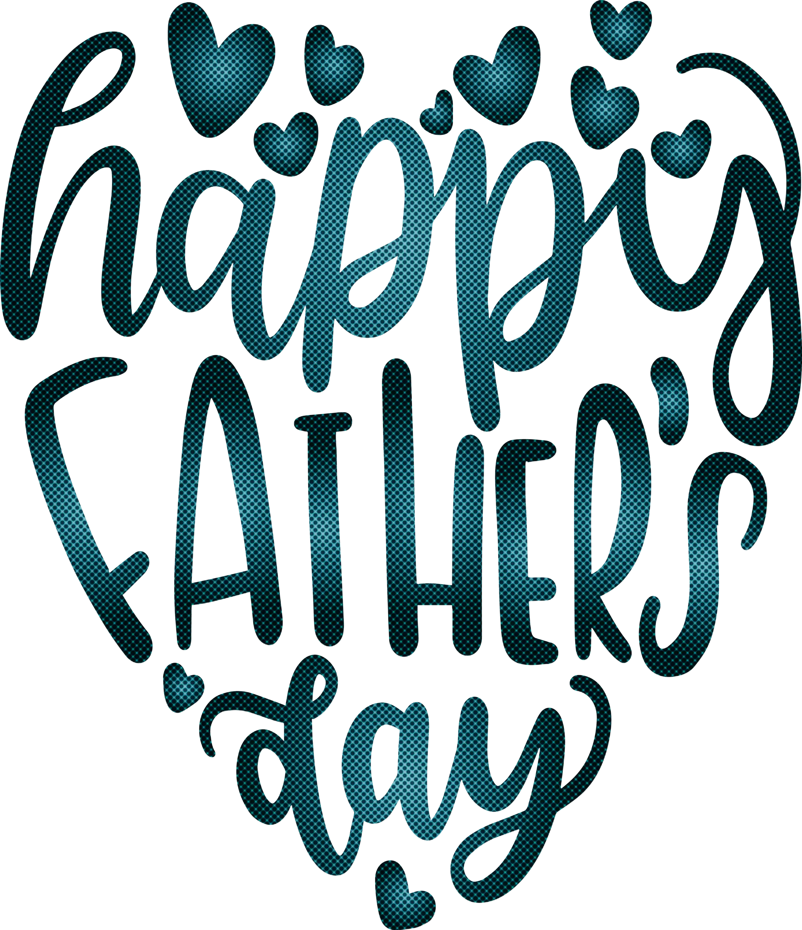 Happy Father&#039;s Day Typography Art