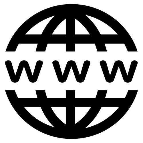 World Wide Web Symbol Illustration