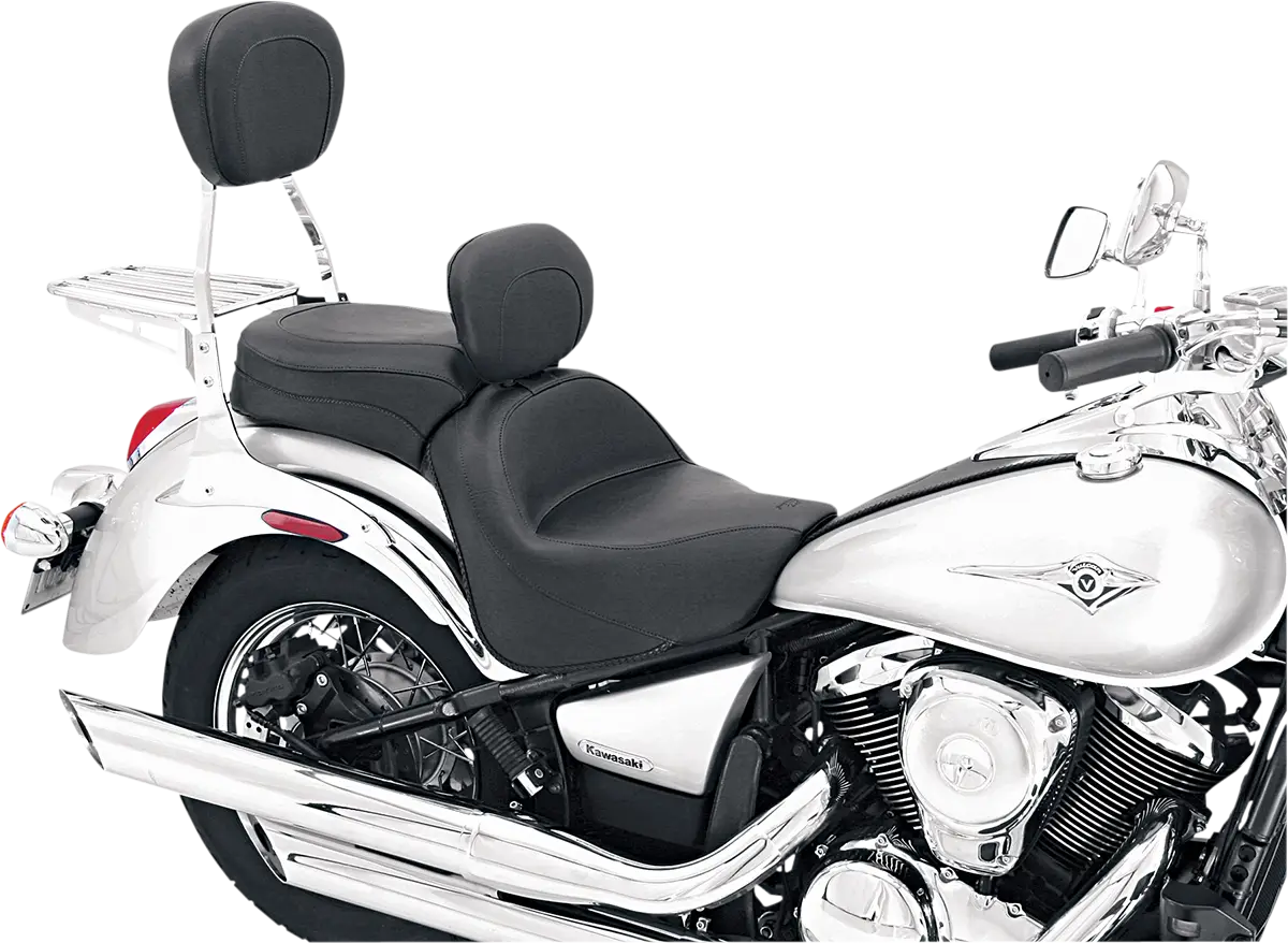 Chrome Motorcycle with Comfortable Seat