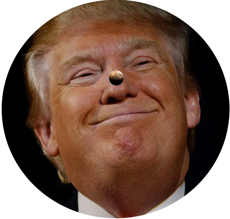 Humorous Edited Photo with Unique Expression