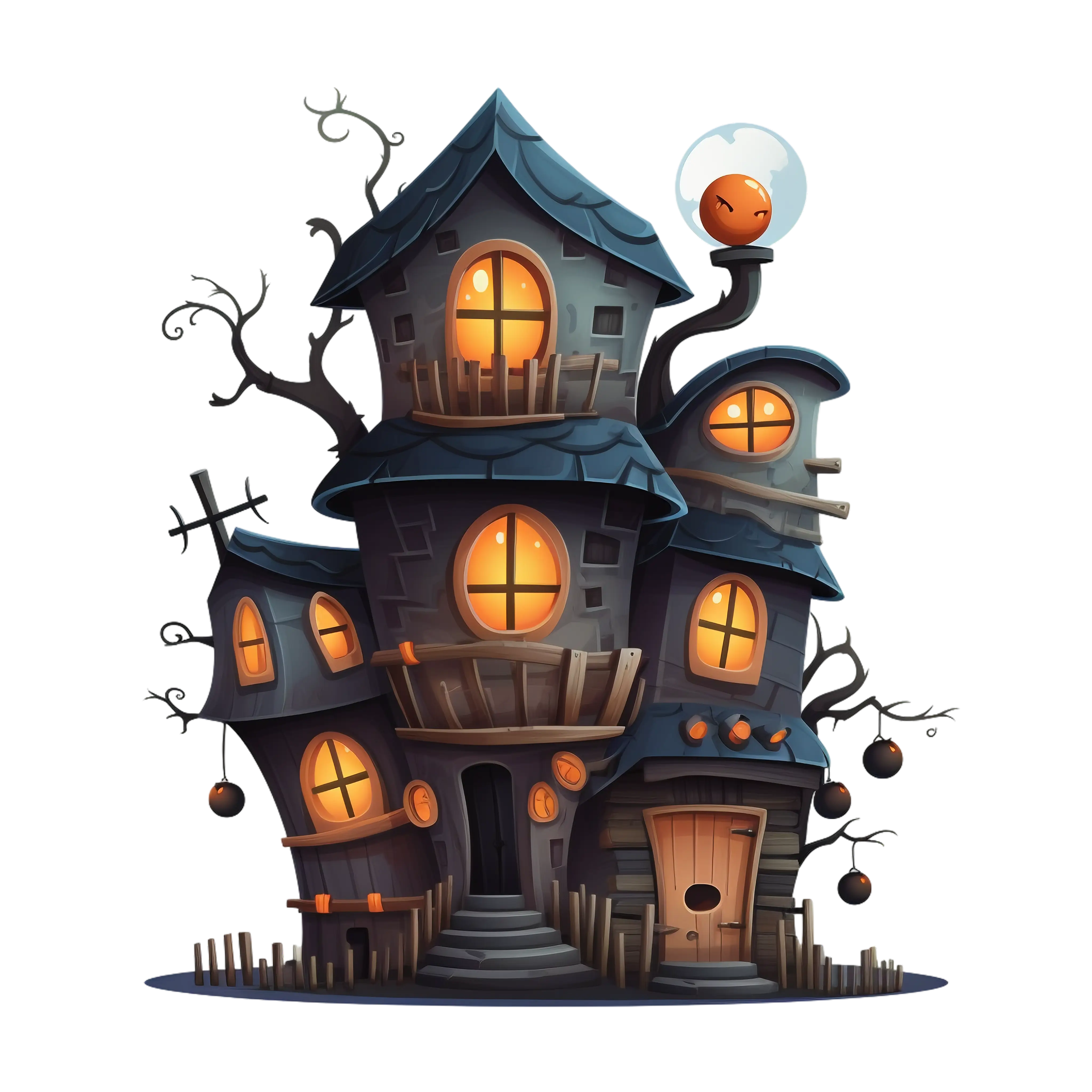 Spooky Haunted House for Halloween