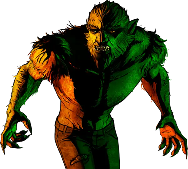 Mythical Werewolf Character
