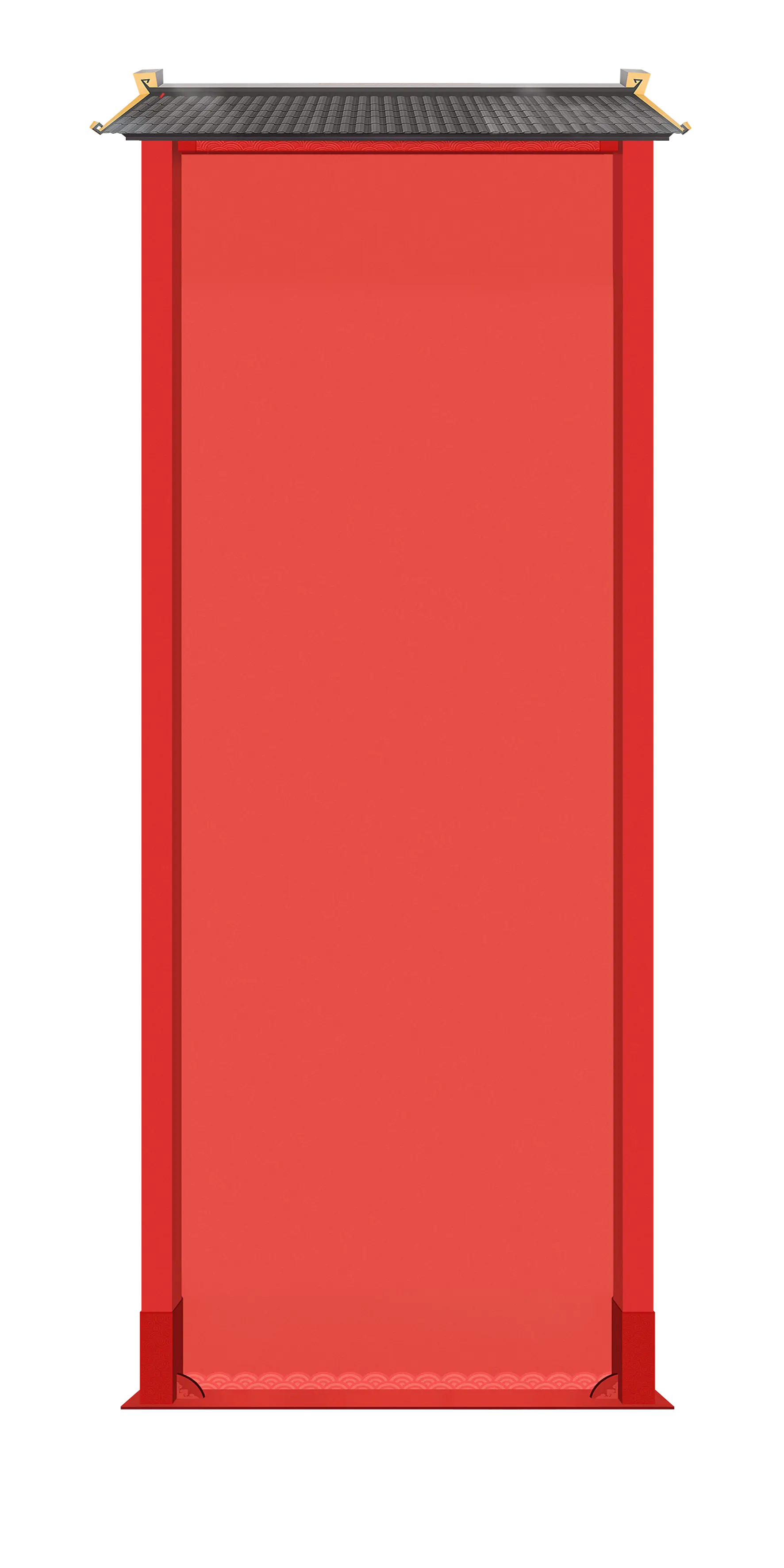 Traditional Red Door