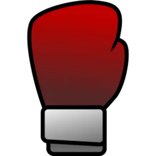 Red Boxing Glove for Sports Training