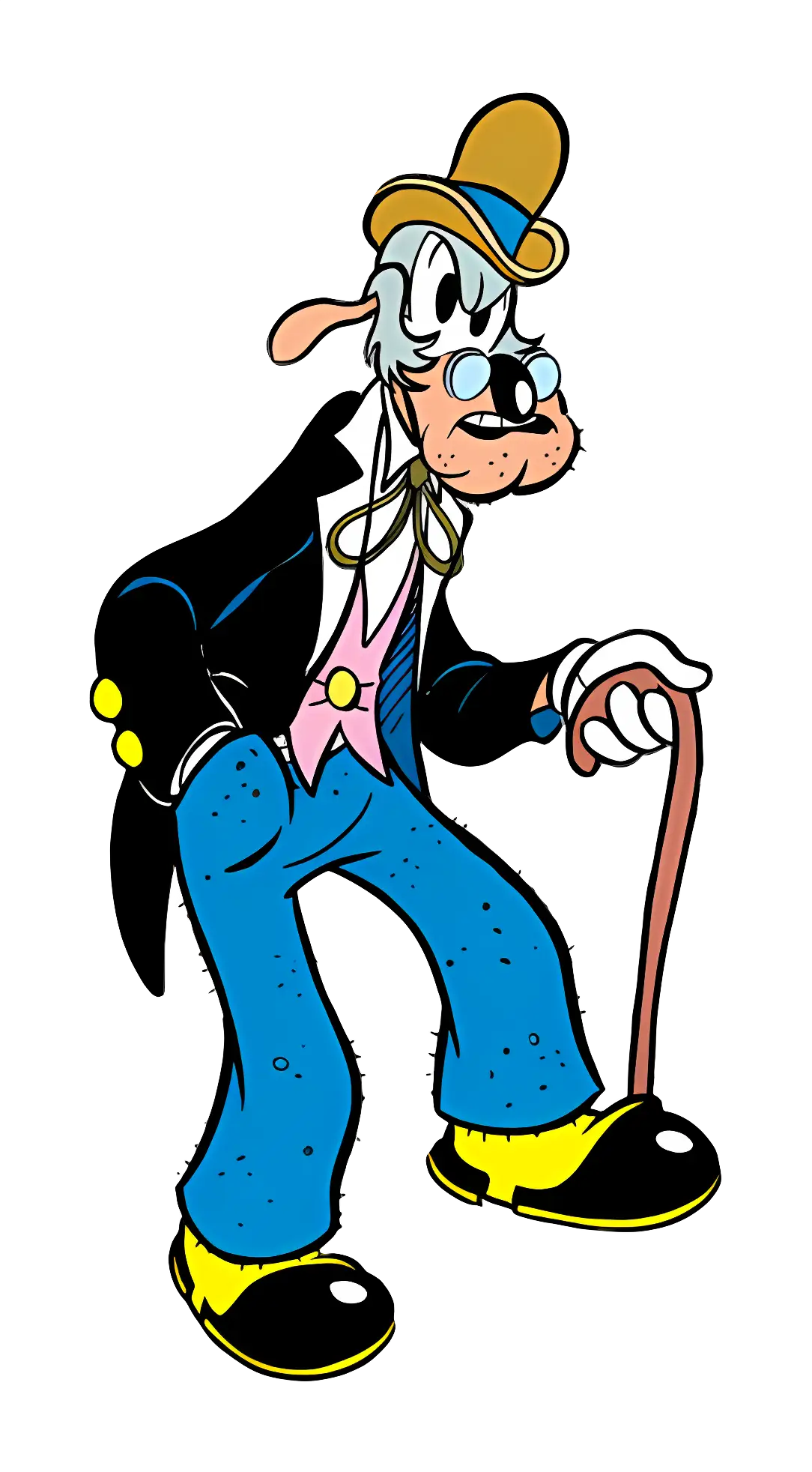 Elderly Cartoon Character