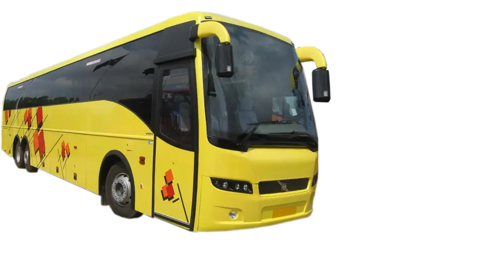 Yellow Tour Bus for Transportation