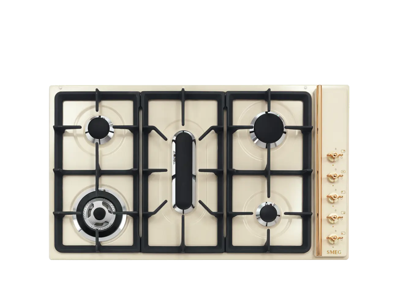 Gas Stove with Multiple Burners