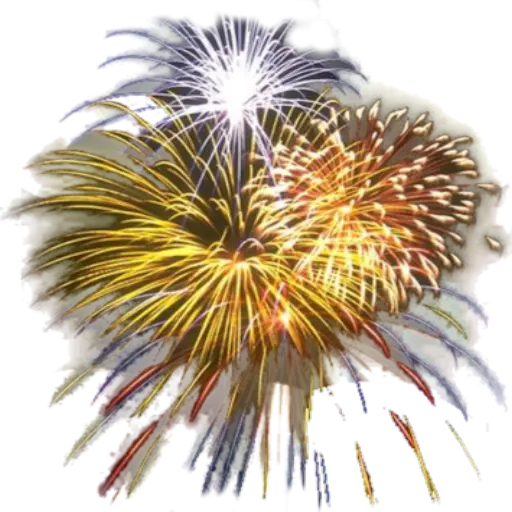 Colorful Fireworks Exploding in the Night Sky